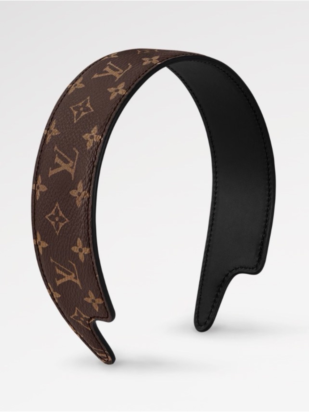 Louis Vuitton Monogram Canvas Headband in Brown and Black